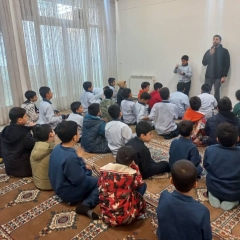 مراسم زیارت عاشورا دبستان شیخ محمد خیابانی-1404